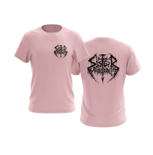 Load image into Gallery viewer, ****LIMITED EDITION**** SISTER MARGARET'S Metal AF logo T-Shirt (Pink)