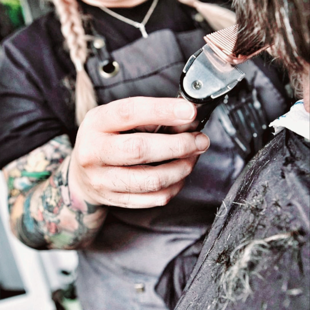 Gender-neutral, LGBTQIA+, barber & hair cutters