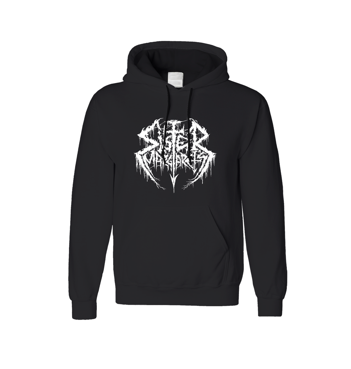 ****LIMITED EDITION**** SISTER MARGARET'S Metal AF logo Hoodie (Black)