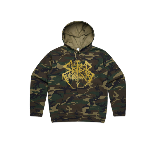 ****LIMITED EDITION**** SISTER MARGARET'S Metal AF logo DELUXE Hoodie (Camo)