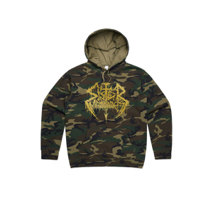 ****LIMITED EDITION**** SISTER MARGARET'S Metal AF logo DELUXE Hoodie (Camo)