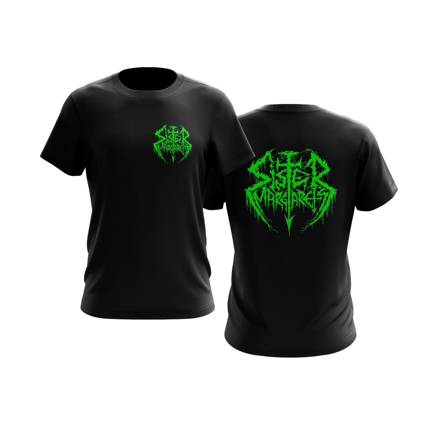 ****LIMITED EDITION****   SISTER MARGARET'S Metal AF logo T-Shirt (Black)
