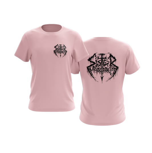 ****LIMITED EDITION**** SISTER MARGARET'S Metal AF logo T-Shirt (Pink)