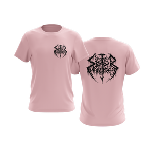 ****LIMITED EDITION**** SISTER MARGARET'S Metal AF logo T-Shirt (Pink)