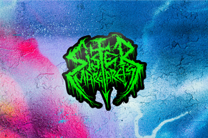 SISTER MARGARET'S Metal AF logo vinyl sticker